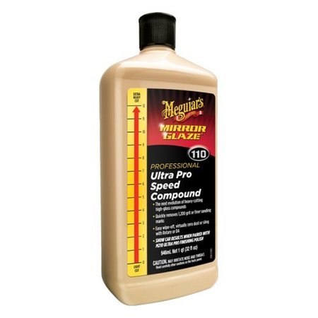 MEGUIARS WAX Use To Remove 1200 Grit Or Fine Sanding Mark Heavy Cut Compound White Liquid 32 Ounce Bottle M11032